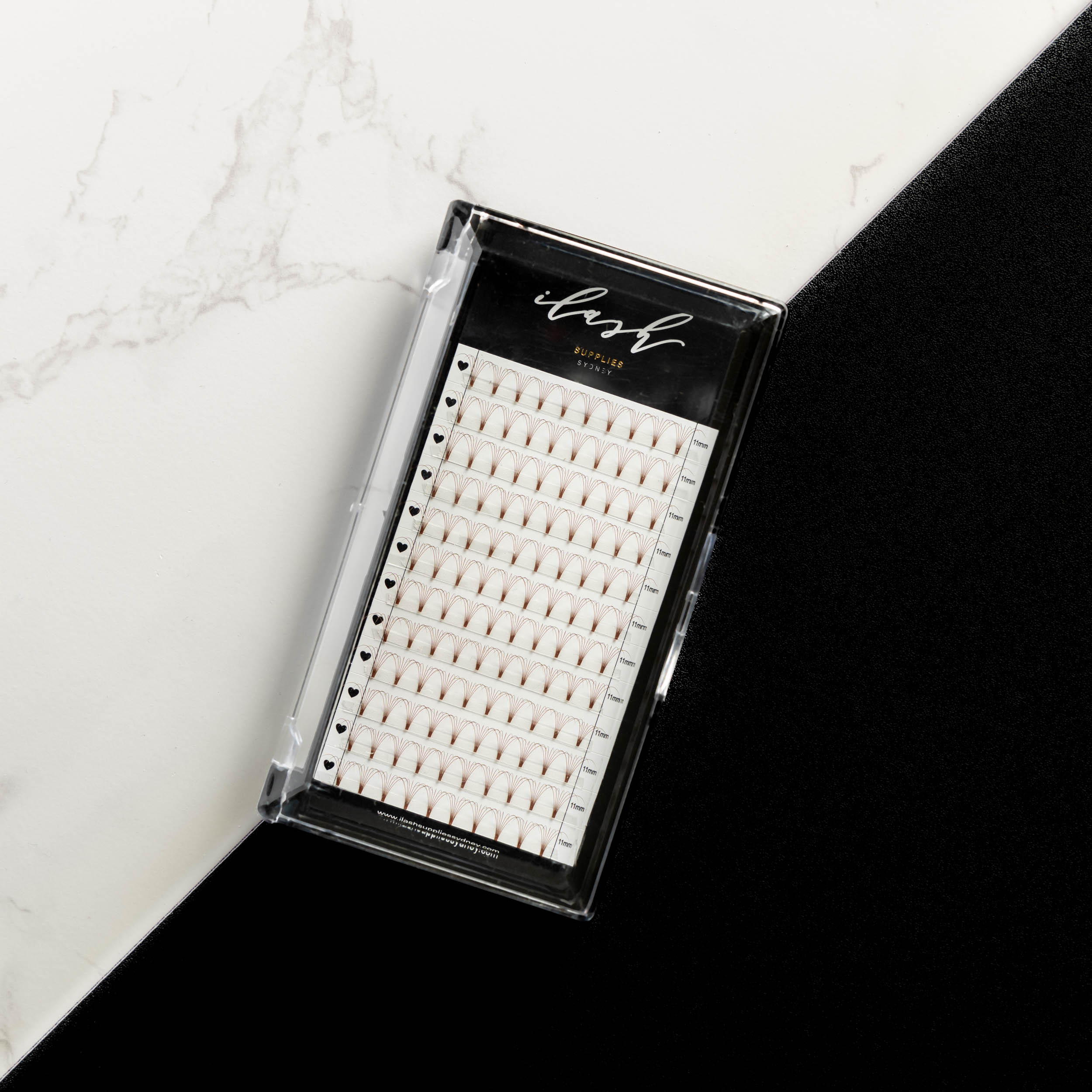 7D Premade fans (brown)