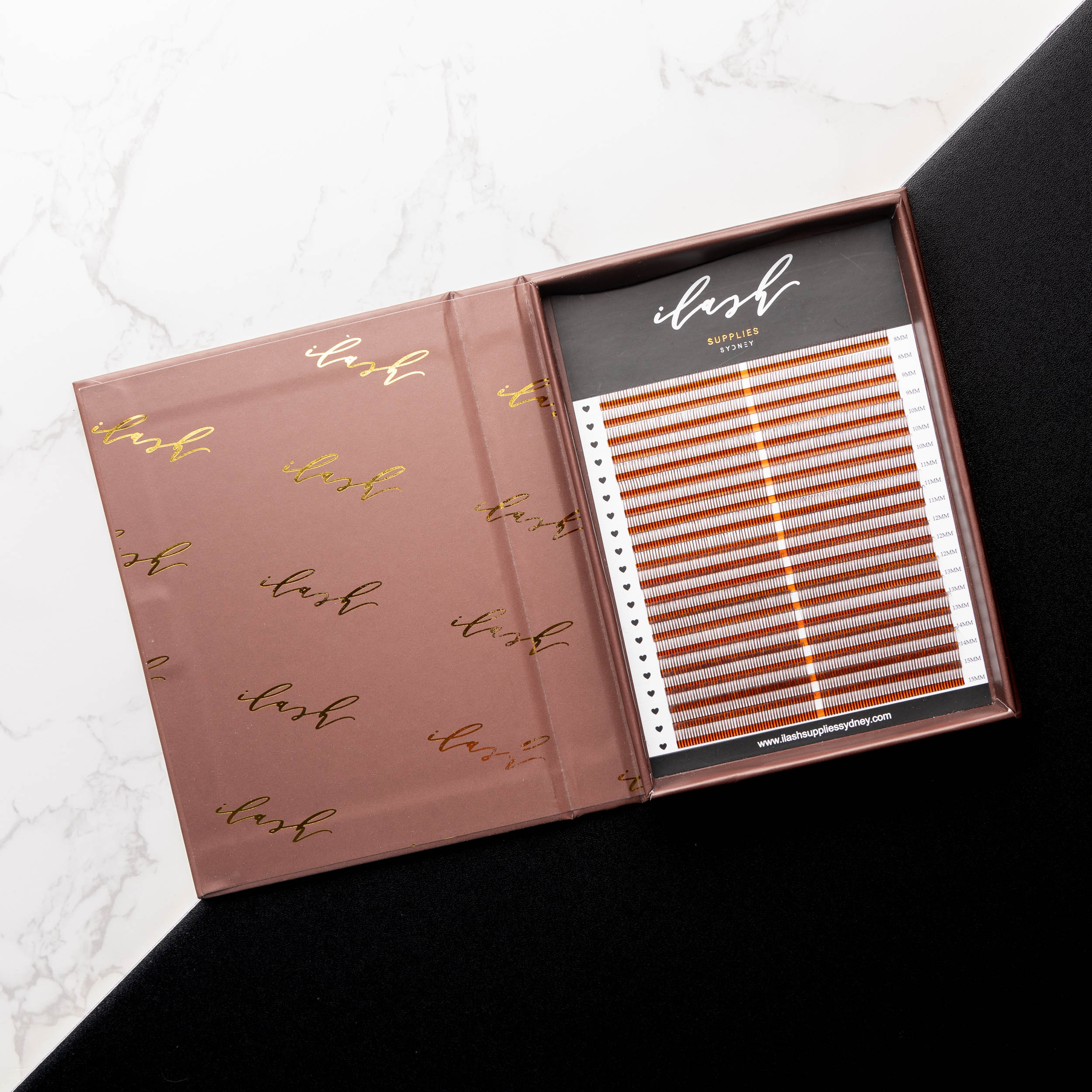 Closed fans (brown mega tray)