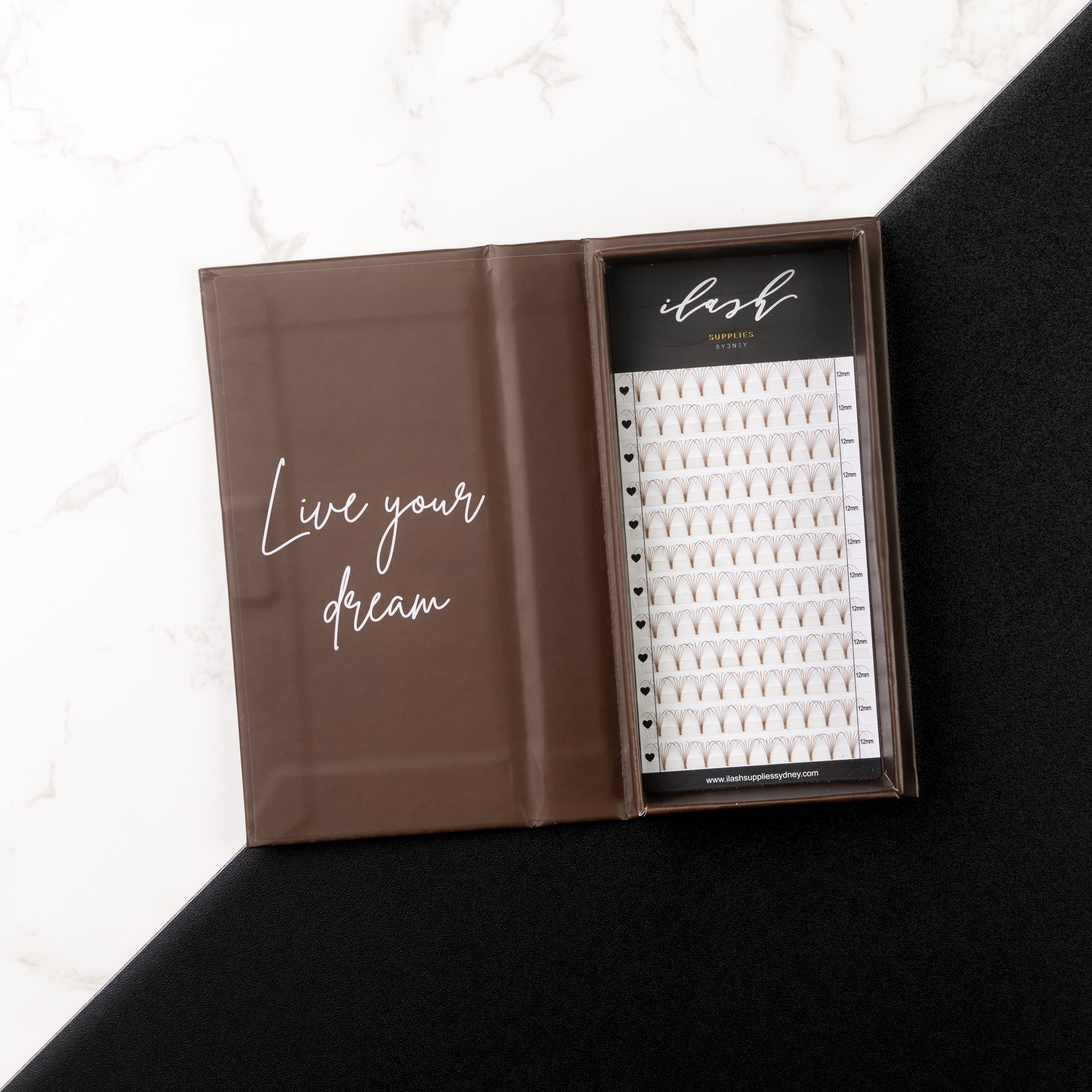 6D Premade fans (brown)