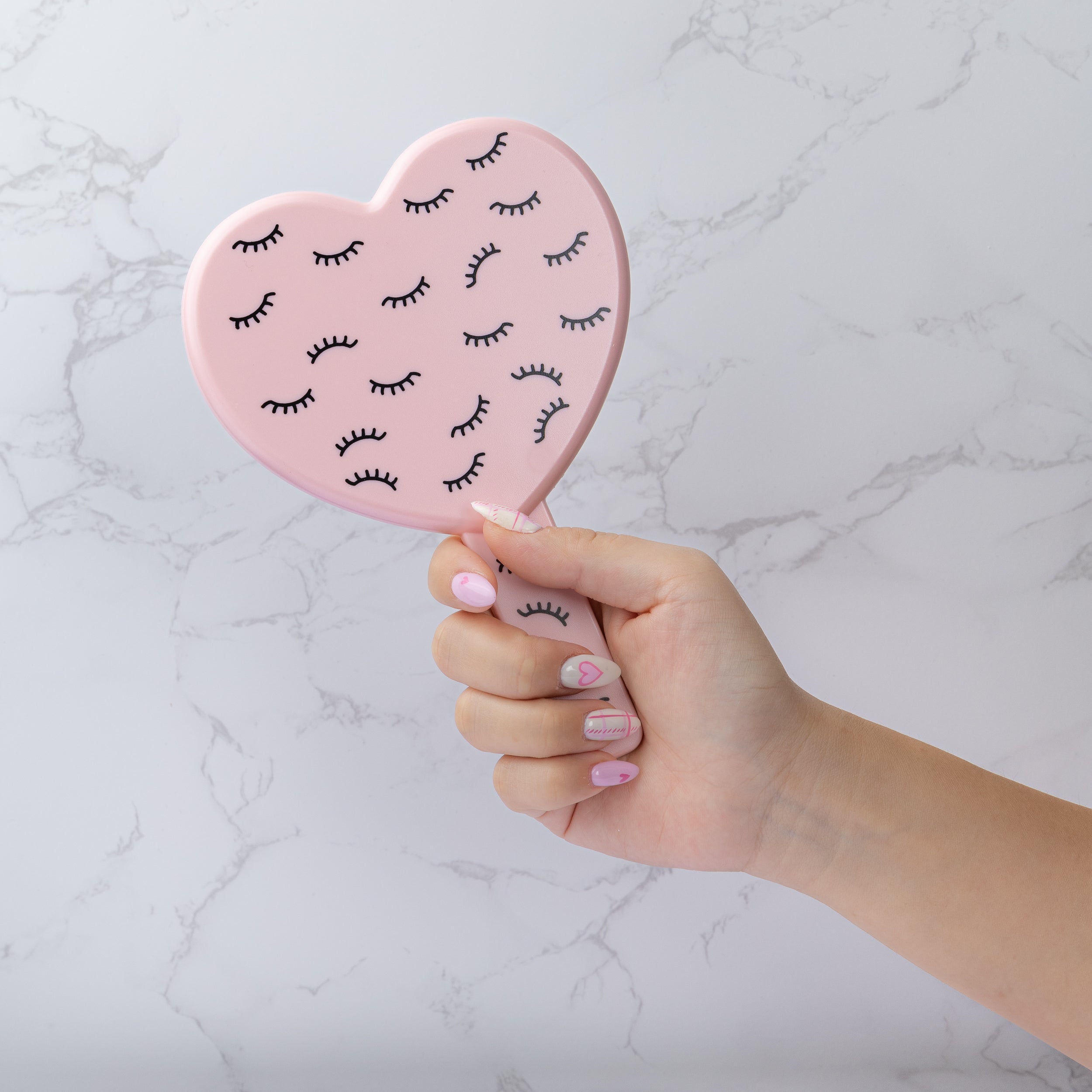 Heart Handheld Lash Mirror