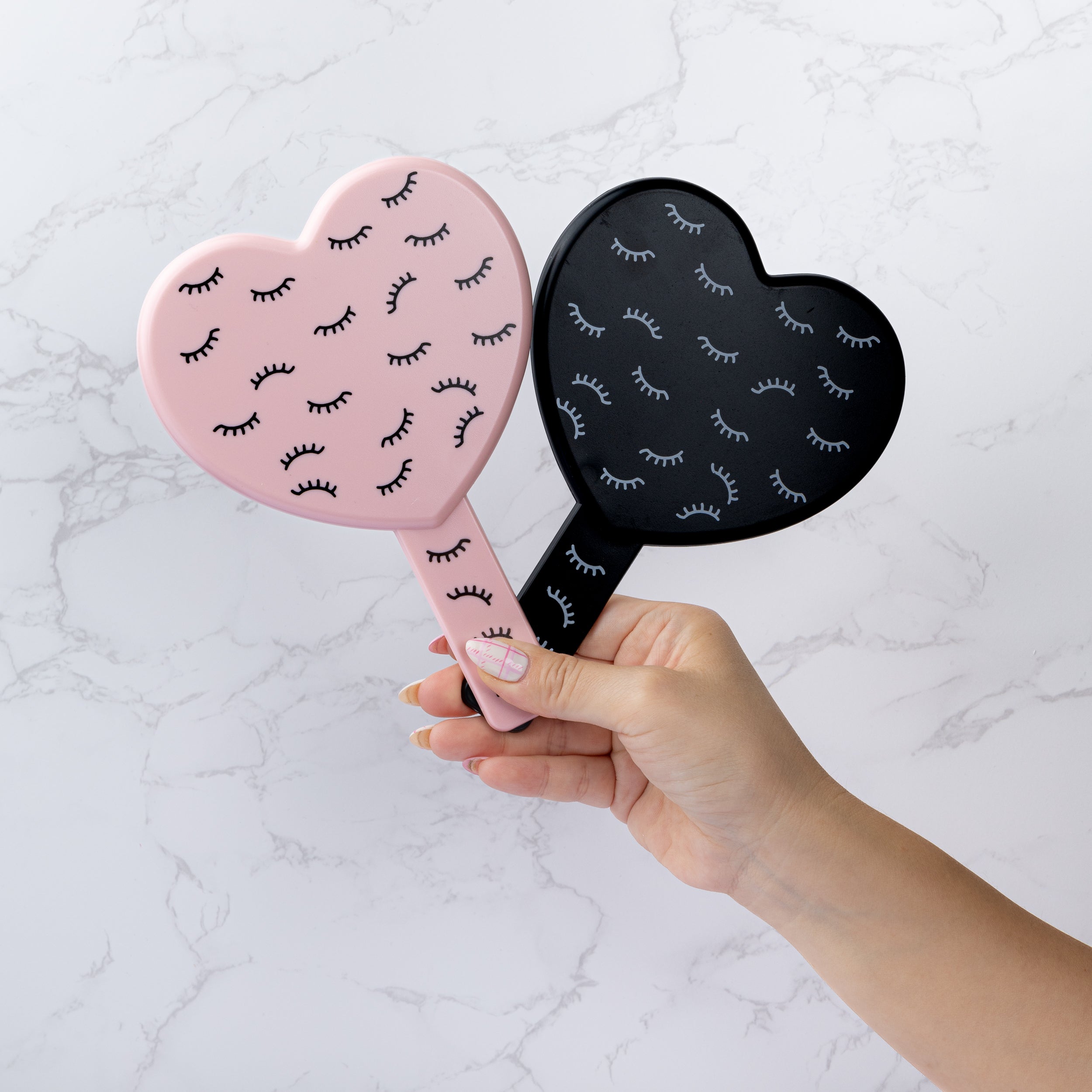 Heart Handheld Lash Mirror