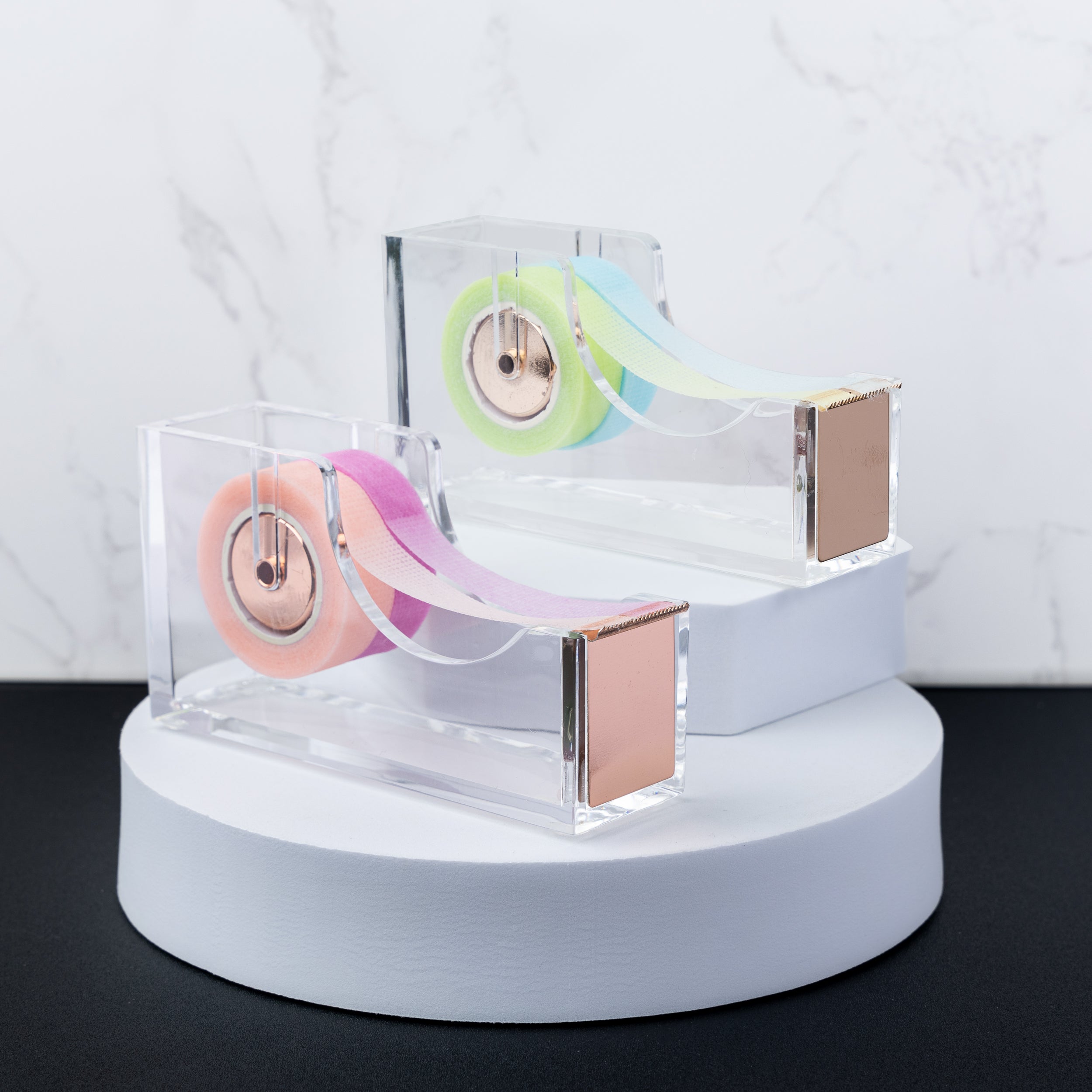 Acrylic lash tape dispenser