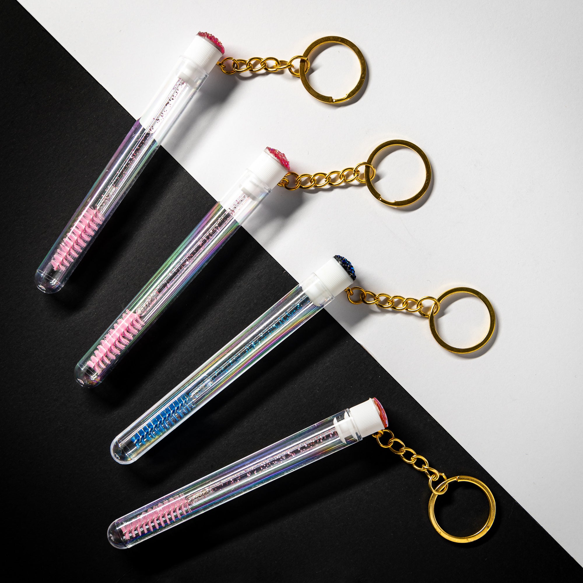 Lash tube with keyring