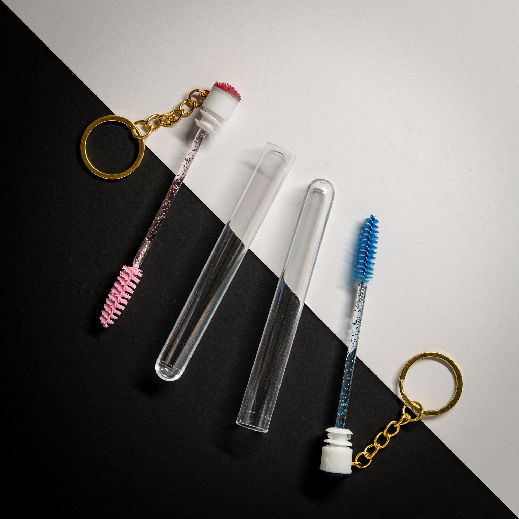 Lash tube with keyring